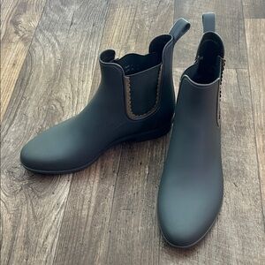 Jack Rogers Hunter Green Ankle Rain Boots